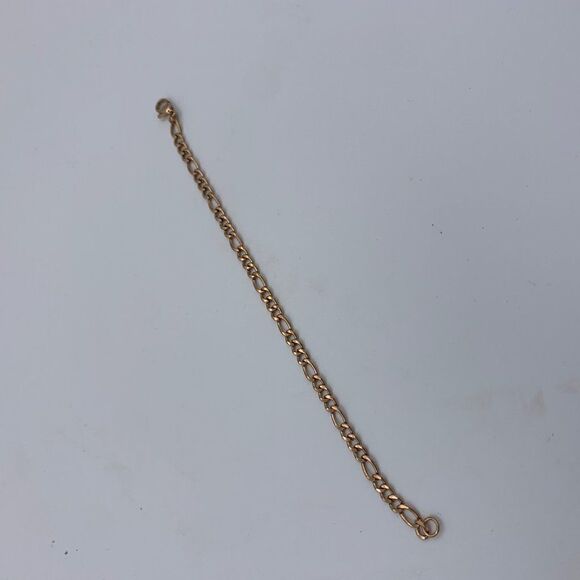 Chain bracelet NWOT, rose gold over stainless 6.5 inch L, 1/4 in. W. - Picture 5 of 16